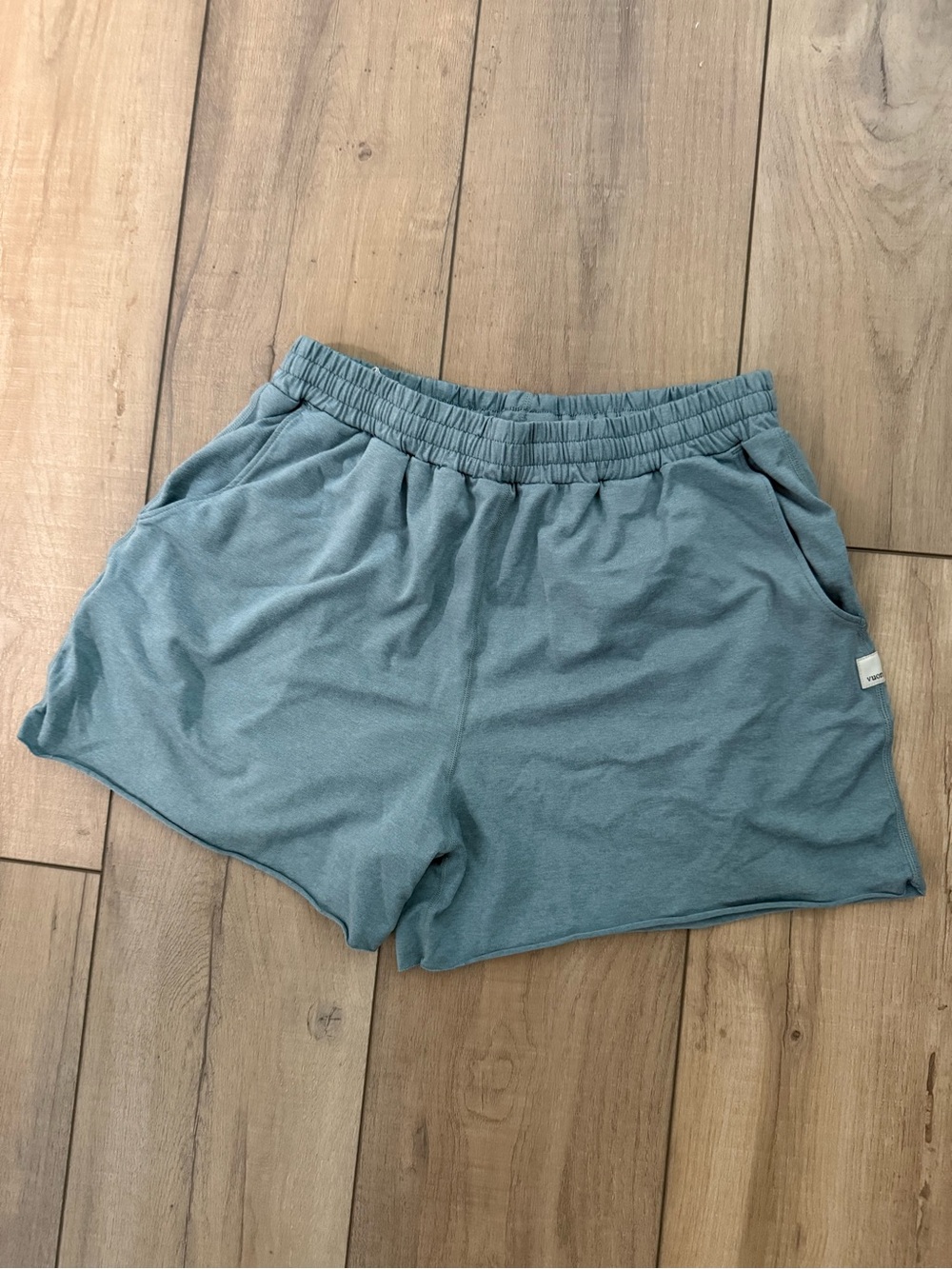 Vuori Women's Light blue Athletic Elastic-Waist Drawstring Shorts